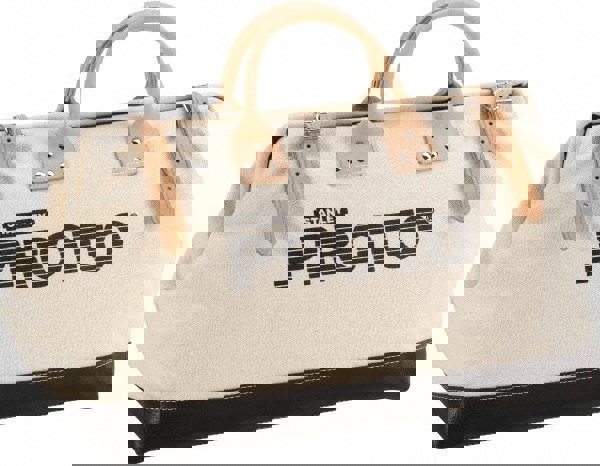 White Canvas/Vinyl Tool Bag